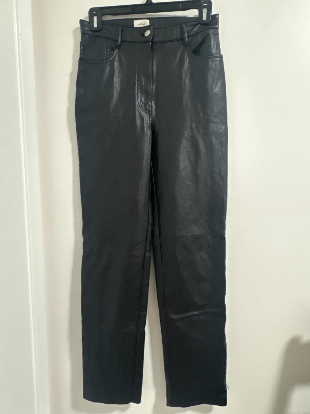 Wilfred Faux Leather Pants