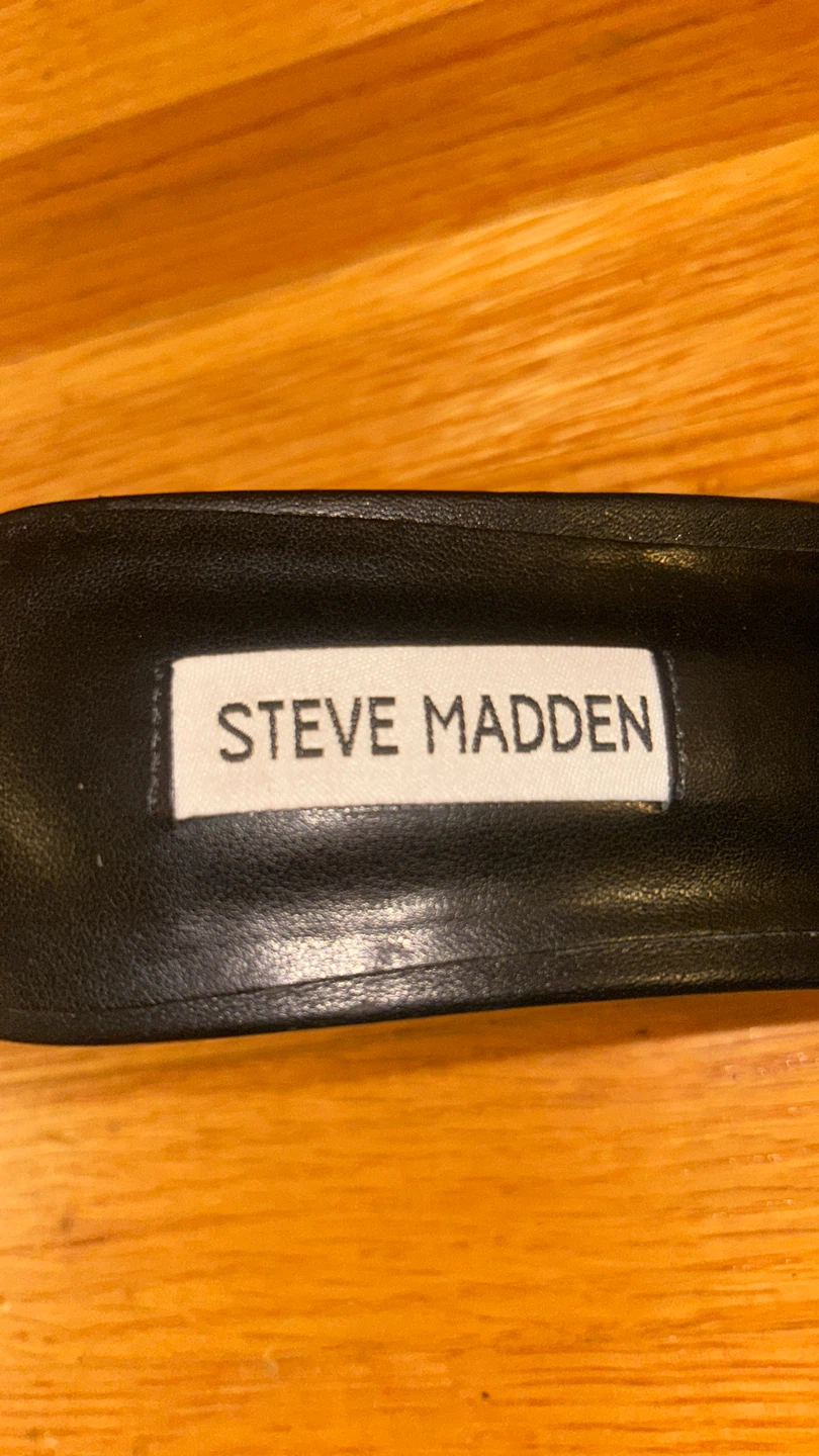 Steve Madden Black Padded Slide Heels - photo 3