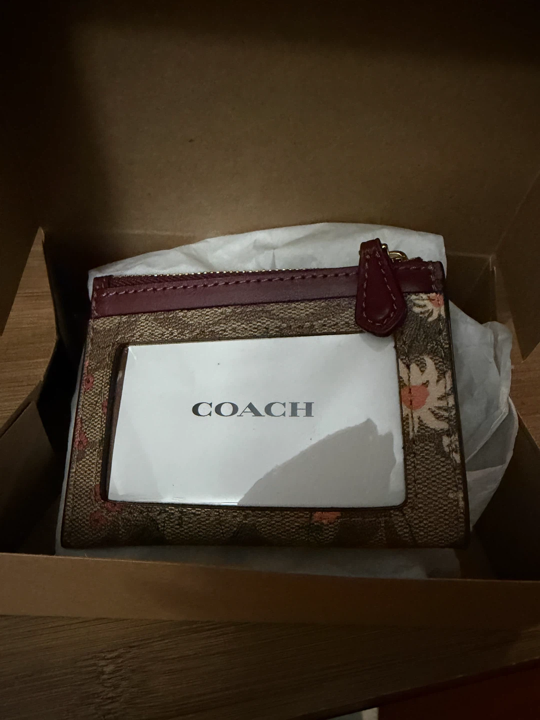 Coach Floral Signature Card Case - photo 2