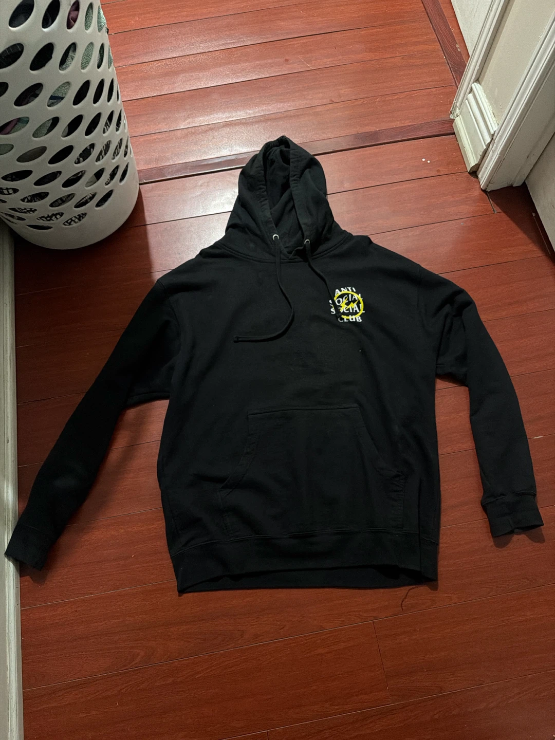 Anti Social Social Club x Fragment Hoodie in Black - photo 3
