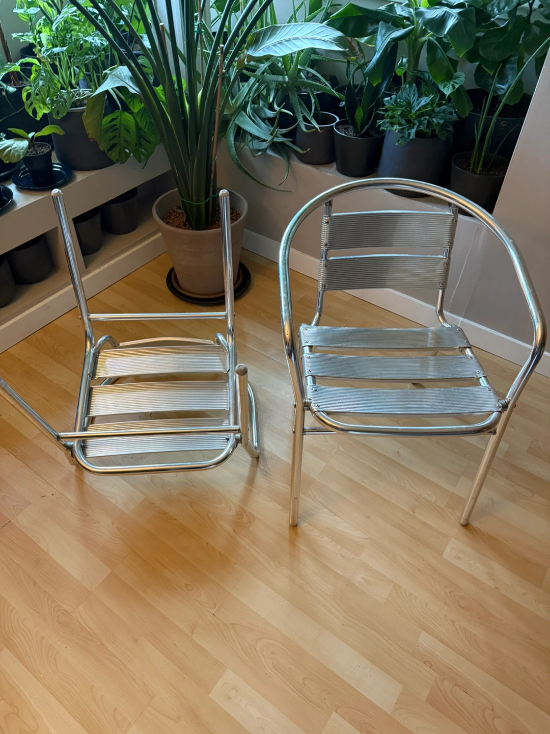 Aluminum Outdoor Patio Chairs (Set of 2) - photo 2