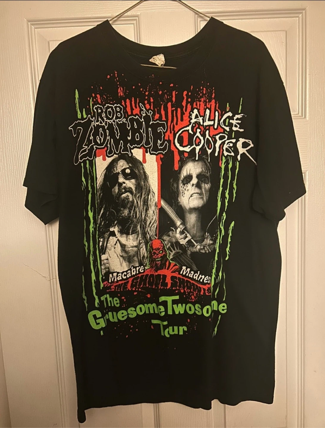 Rob Zombie Alice Cooper The Gruesome Twosome Tour T-Shirt