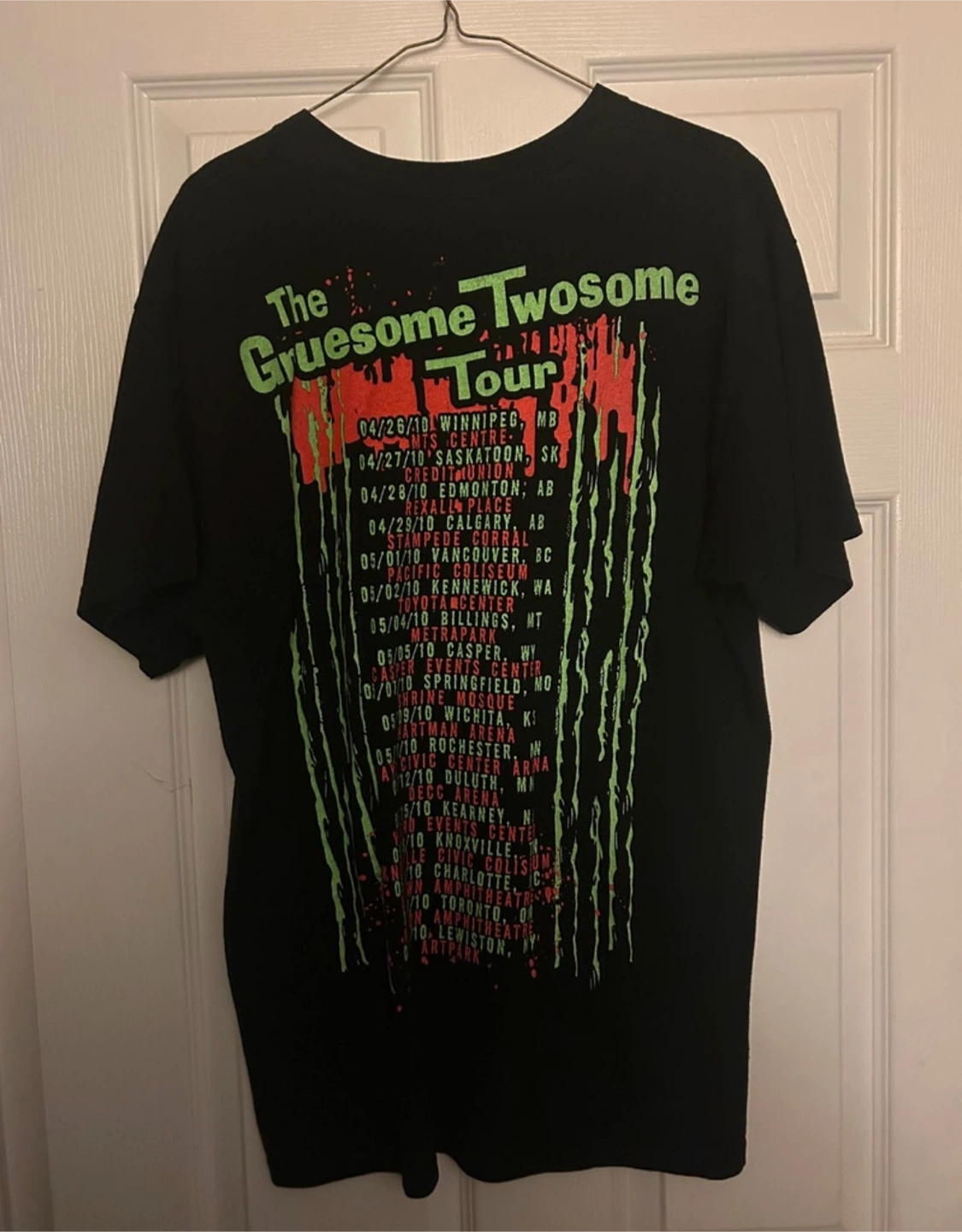 Rob Zombie Alice Cooper The Gruesome Twosome Tour T-Shirt - photo 2