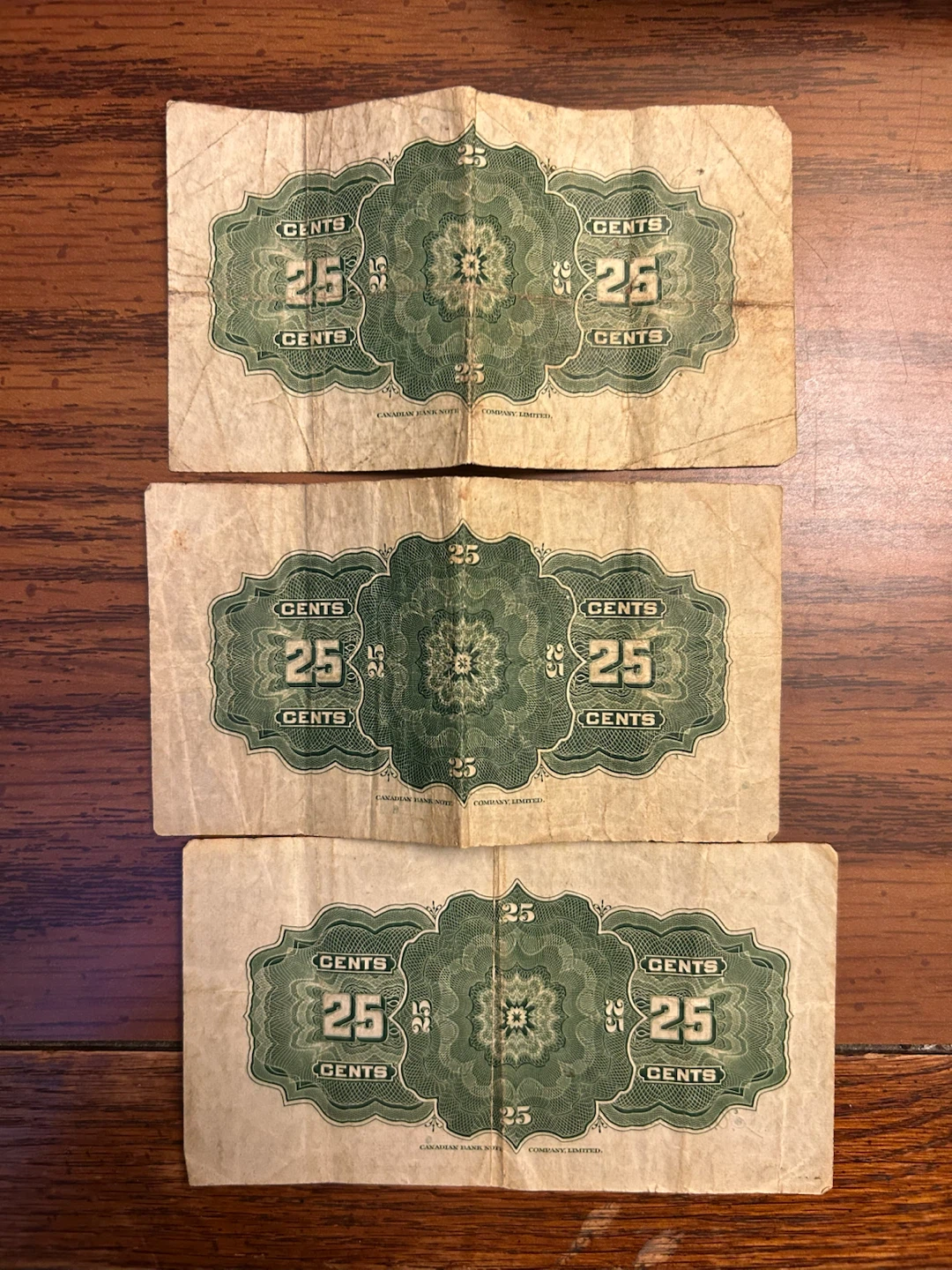 $180 Dominion of Canada 25-cent note (“Shinplaster”) - photo 2