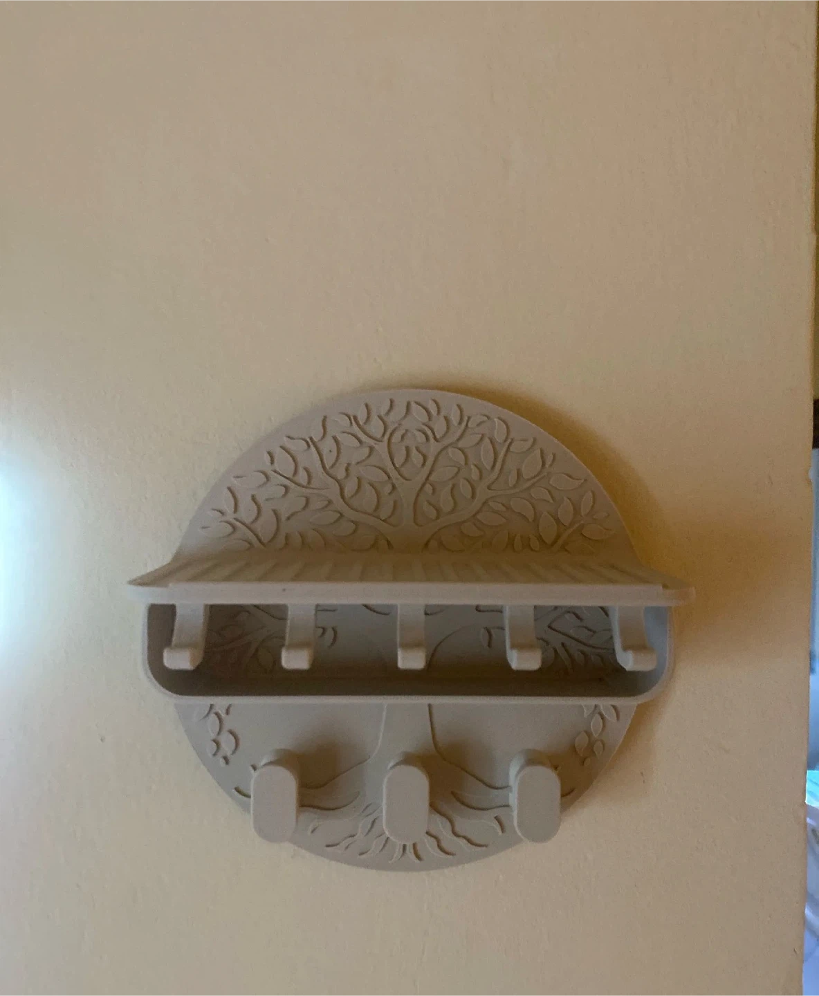 Wall Mounted Key Holder with Shelf - photo 2