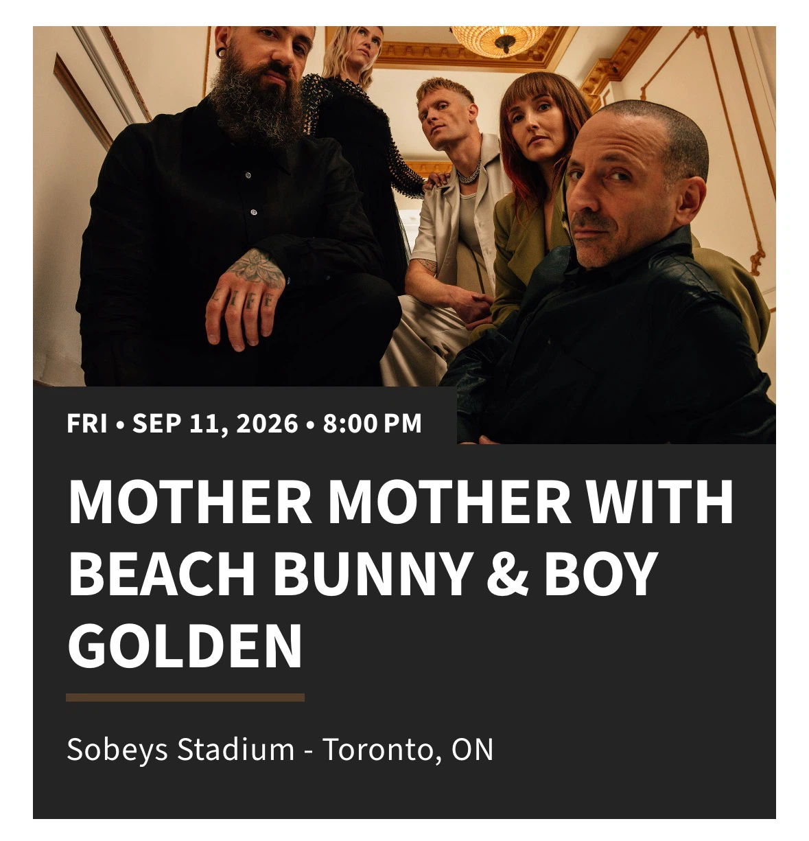Mother Mother Ticket