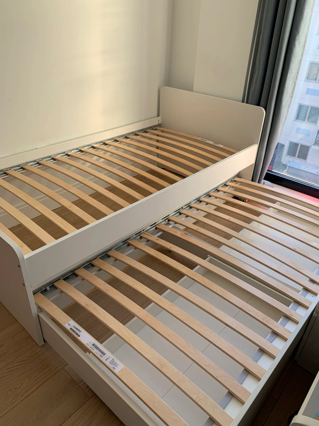 IKEA Twin pull out bed with drawers