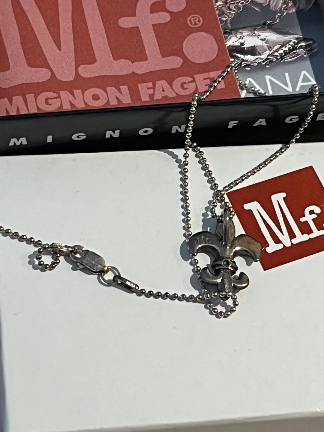 Mignon Faget Fleur-de-lis Sterling Silver Necklace - photo 2