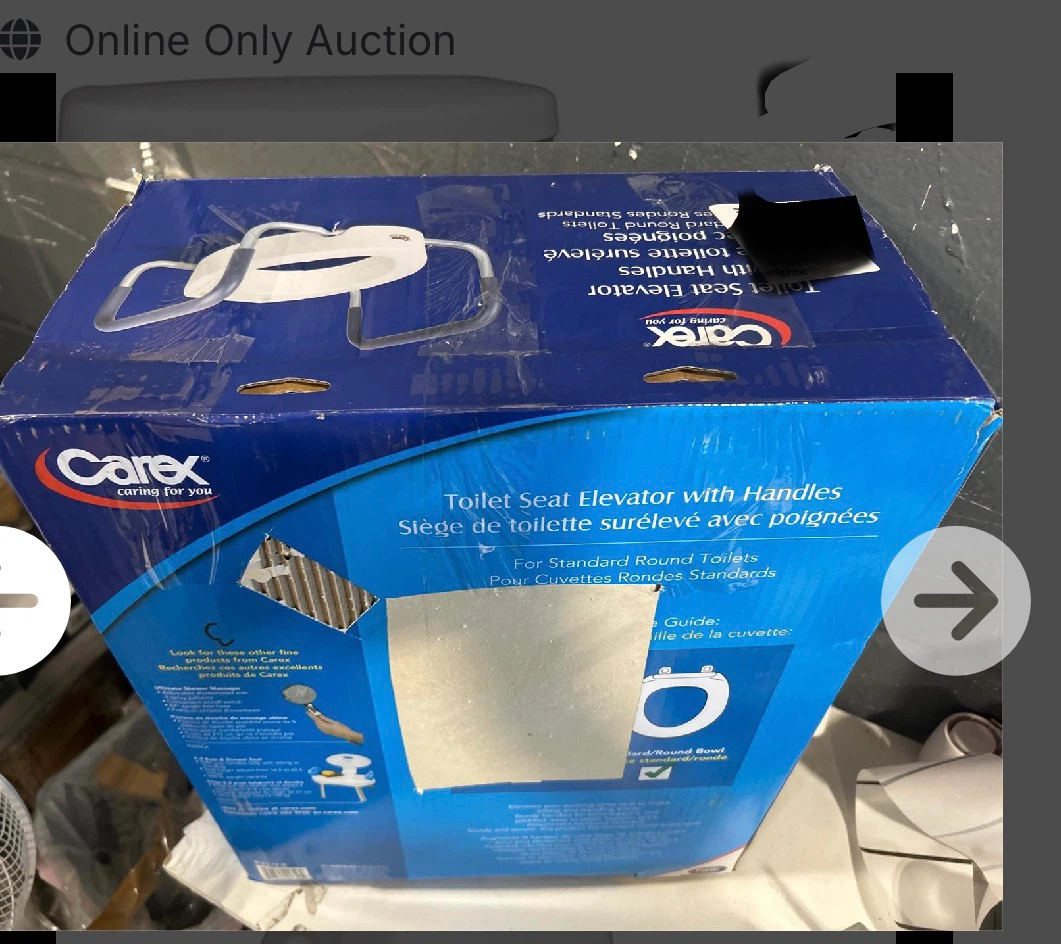 Carex Toilet Seat Elevator with Handles - photo 3