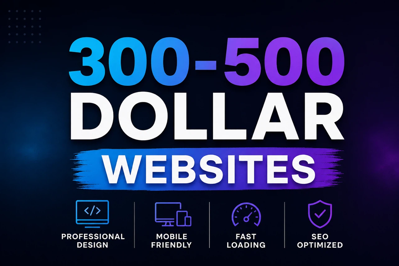 Websites between $300 - $500