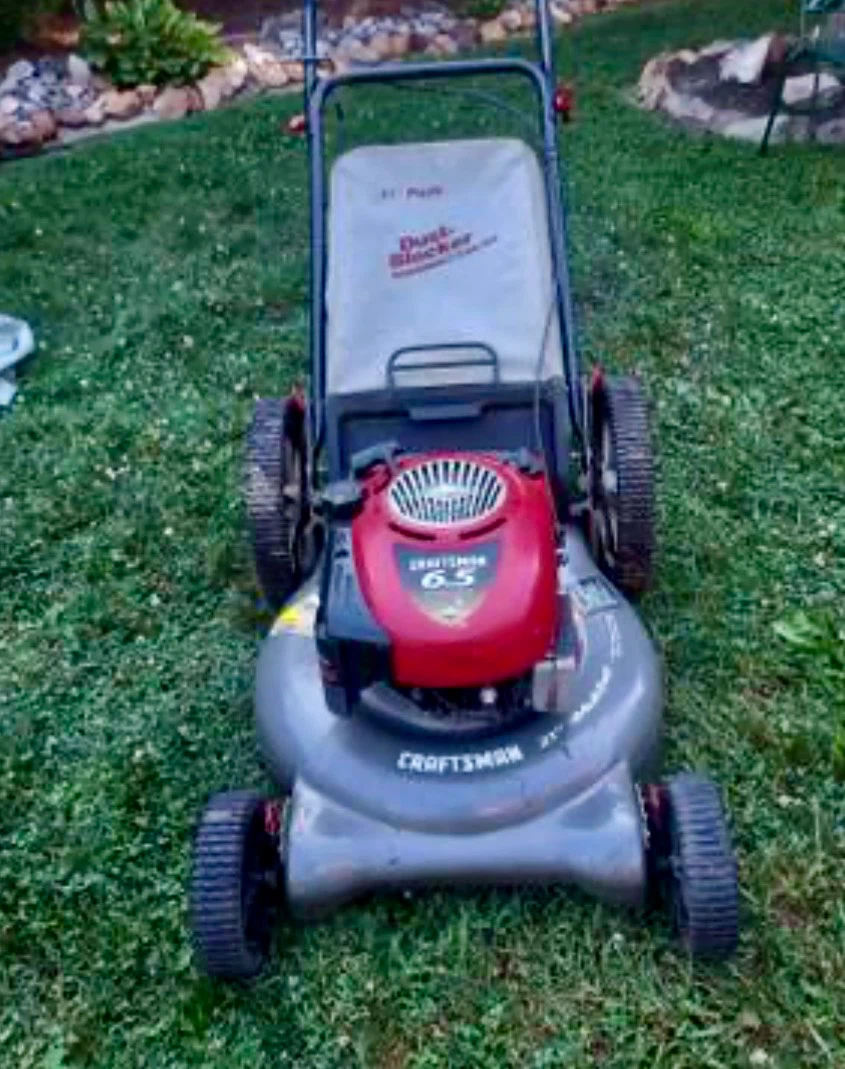 Lawnmower gas
