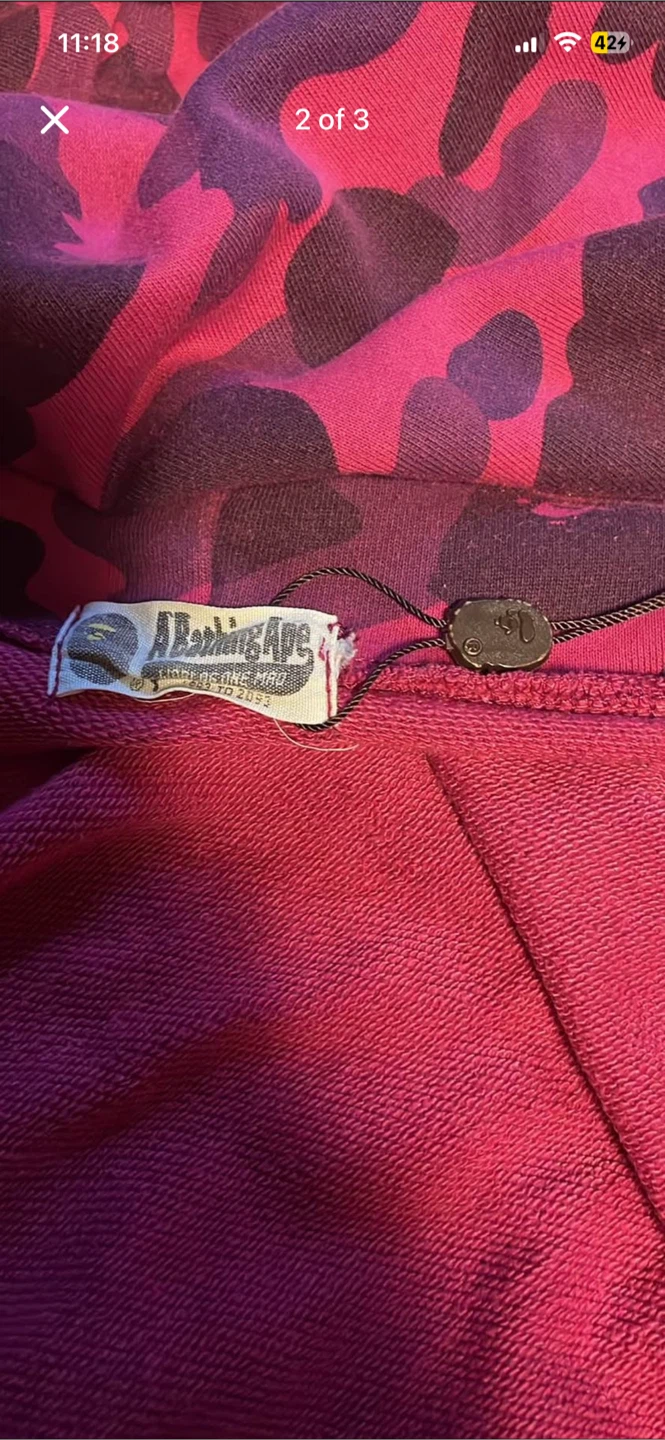 BAPE Full Zip Hoodie - photo 2