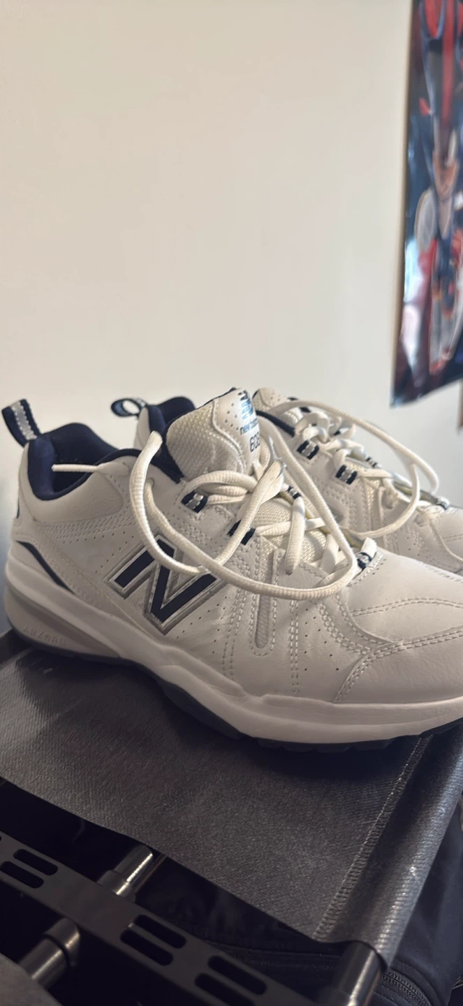 New Balance 608 White/Navy Sneakers