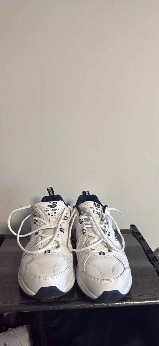 New Balance 608 White/Navy Sneakers - photo 2