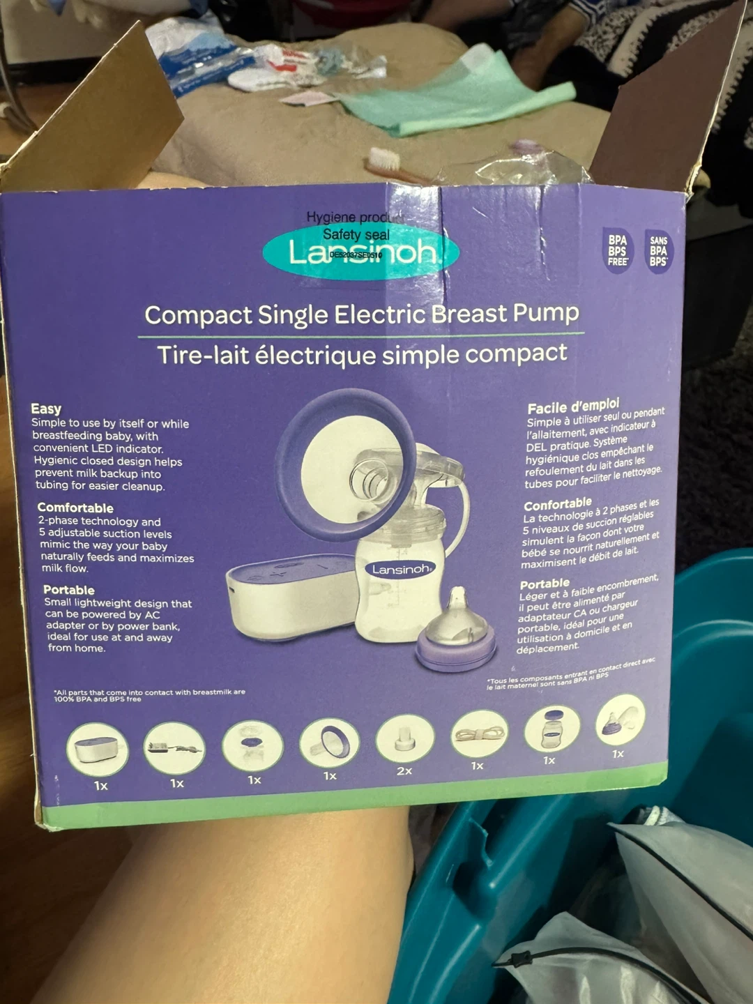 Lansinoh Compact Single Electric Breast Pump - photo 2