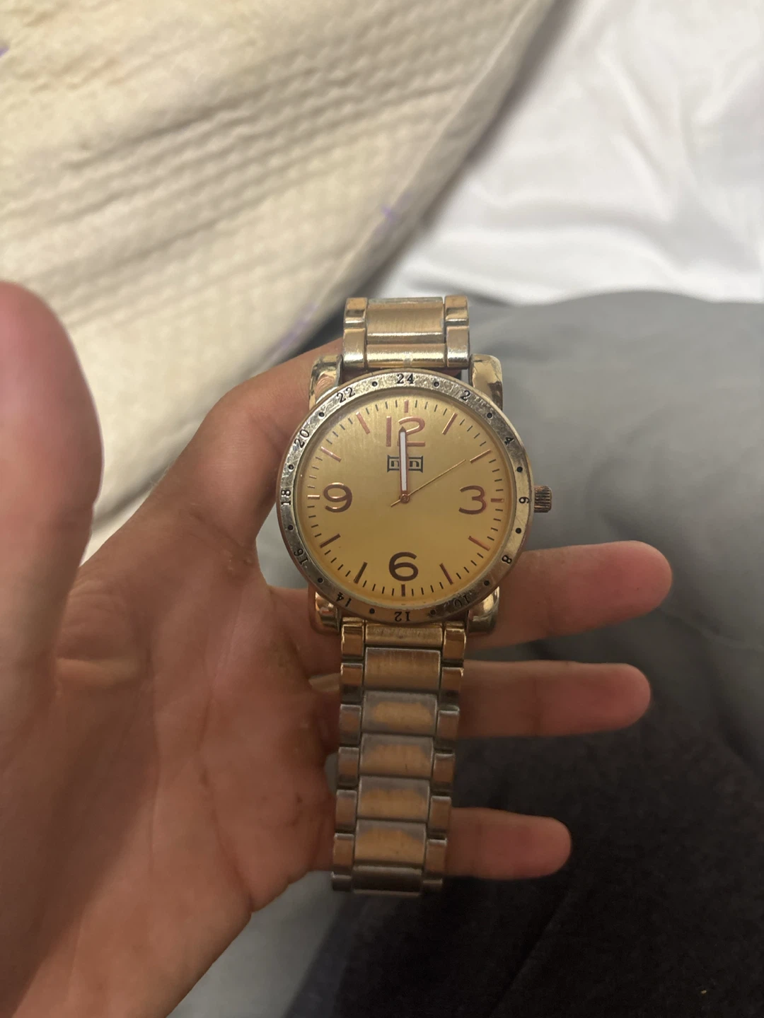 Timex Watch - Gold Tone Stainless Steel