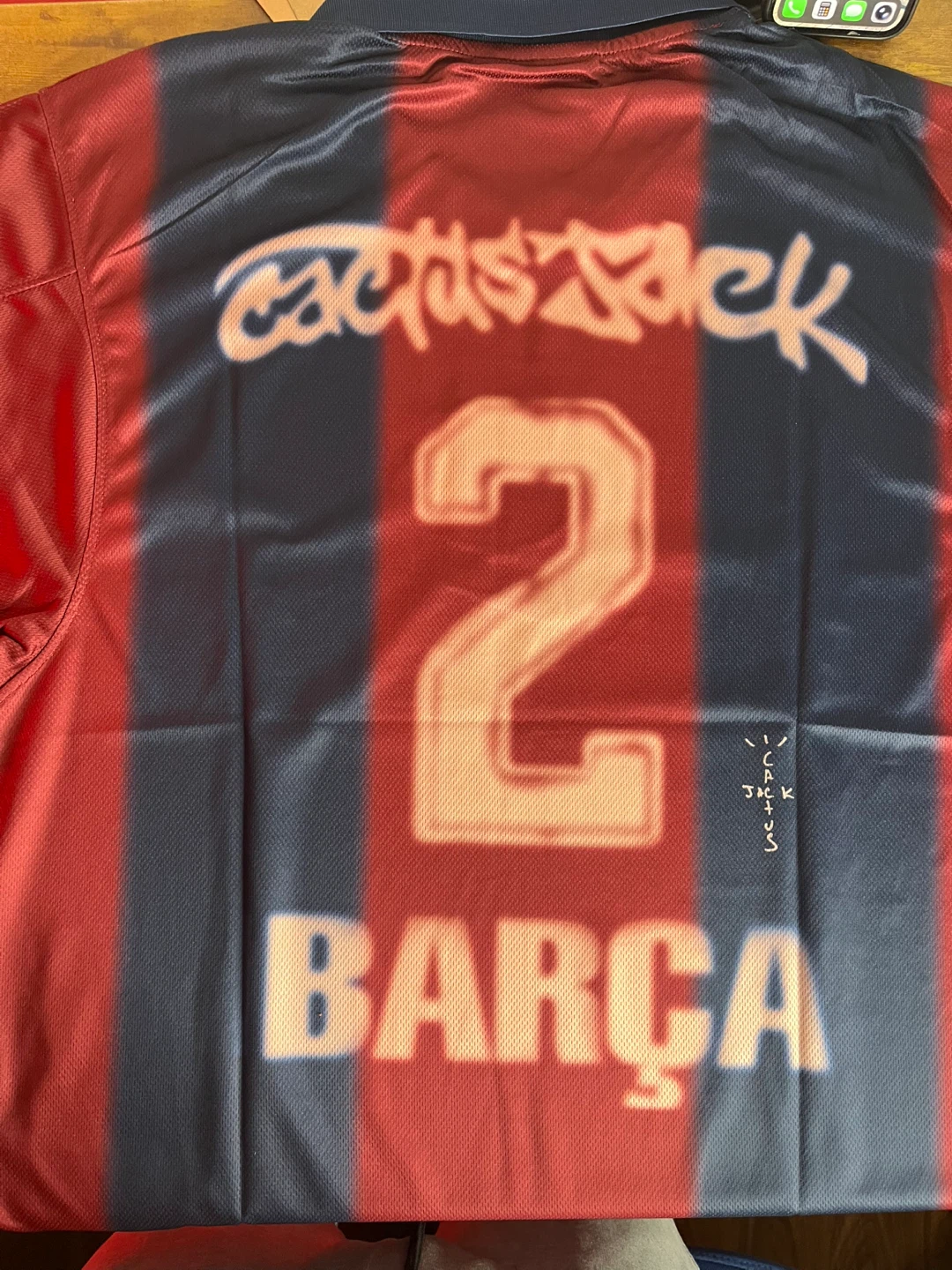 Travis Scott x FC Barcelona Jersey Size L - photo 3