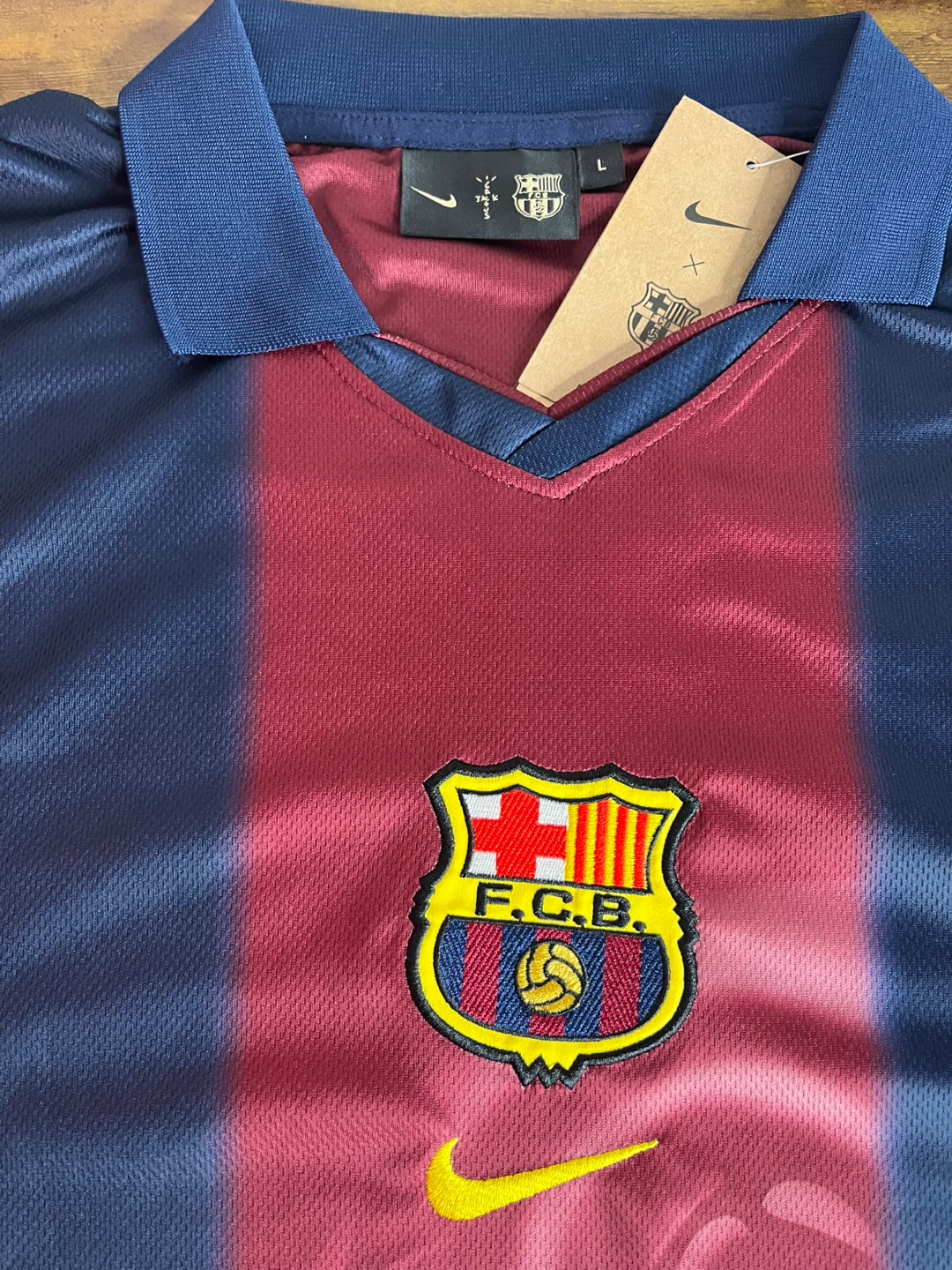 Travis Scott x FC Barcelona Jersey Size L - photo 4