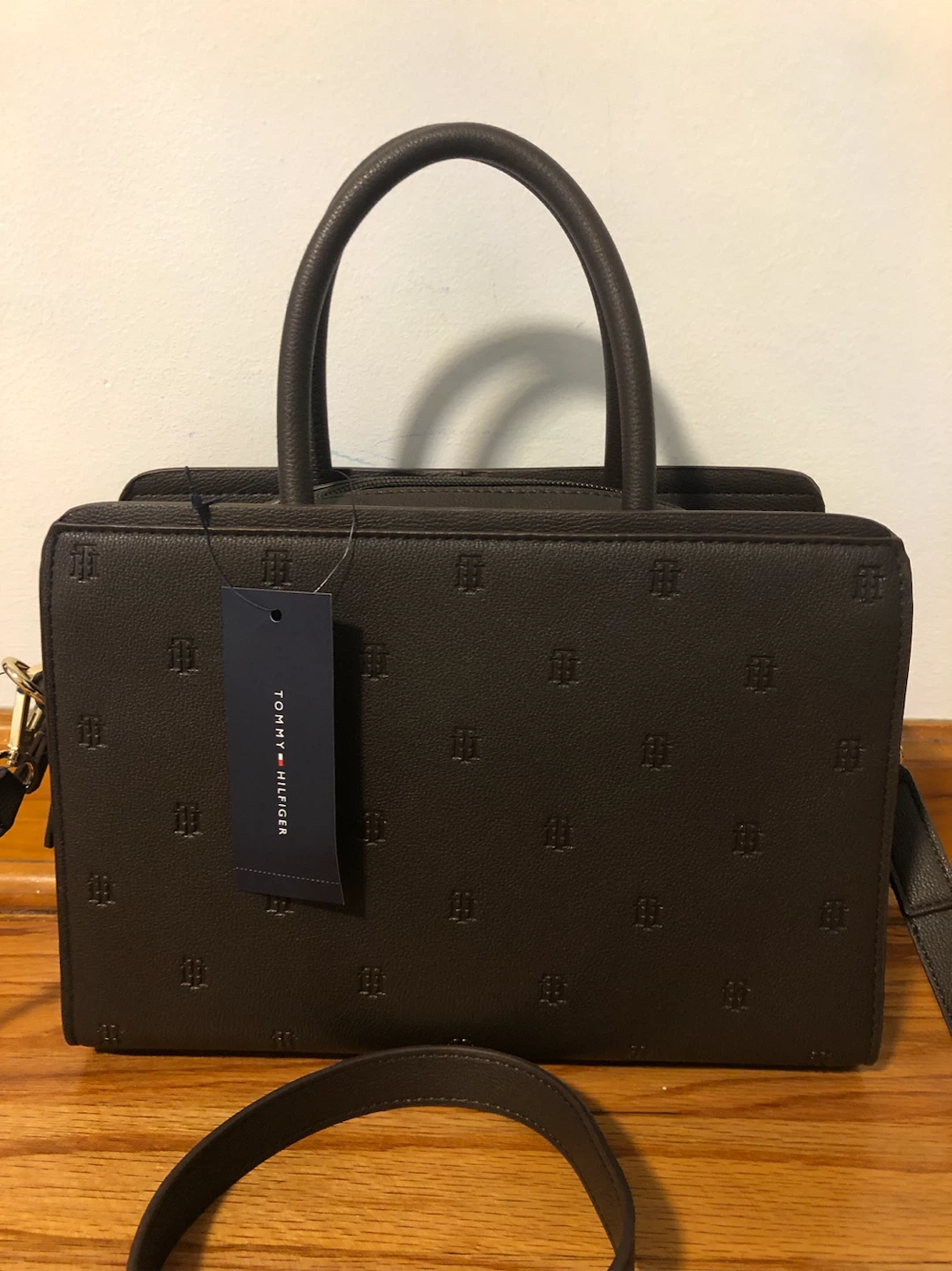 Tommy Hilfiger Brown Monogram Satchel Bag - photo 2