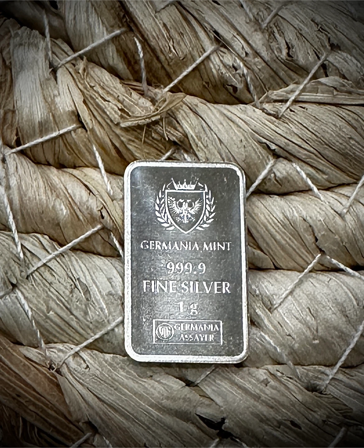 1g Germania Mint 999.9 Fine Silver Bar