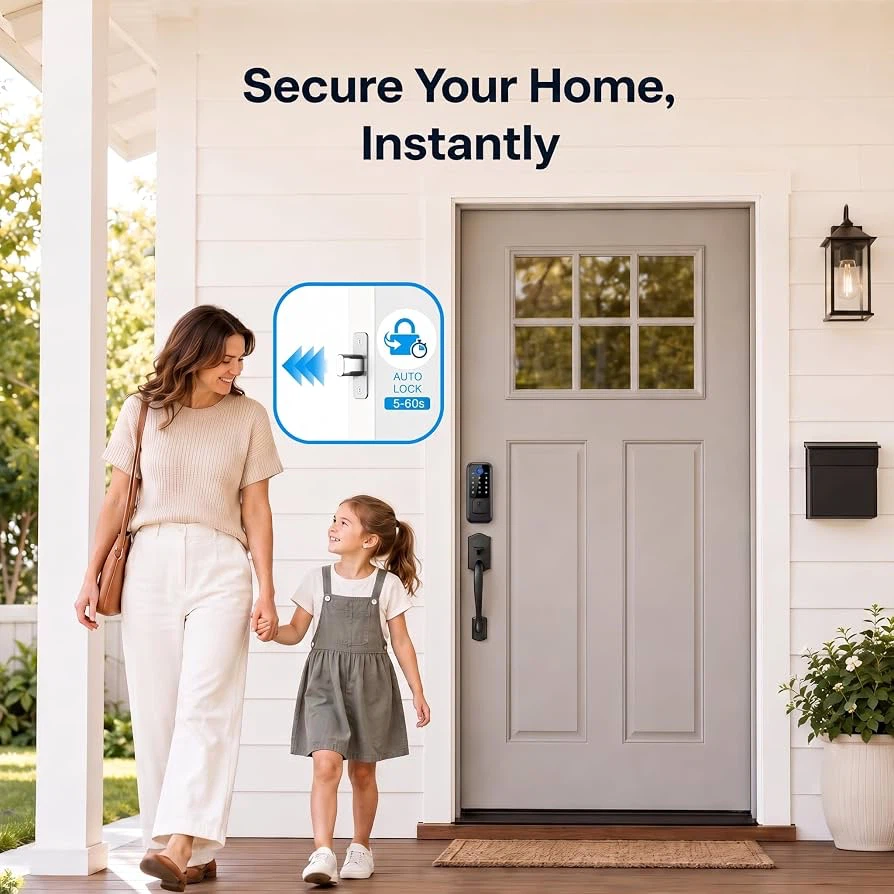 🔥 Brand NEW – WiFi Smart Door Lock | Fingerprint & Keyless Entry - photo 5