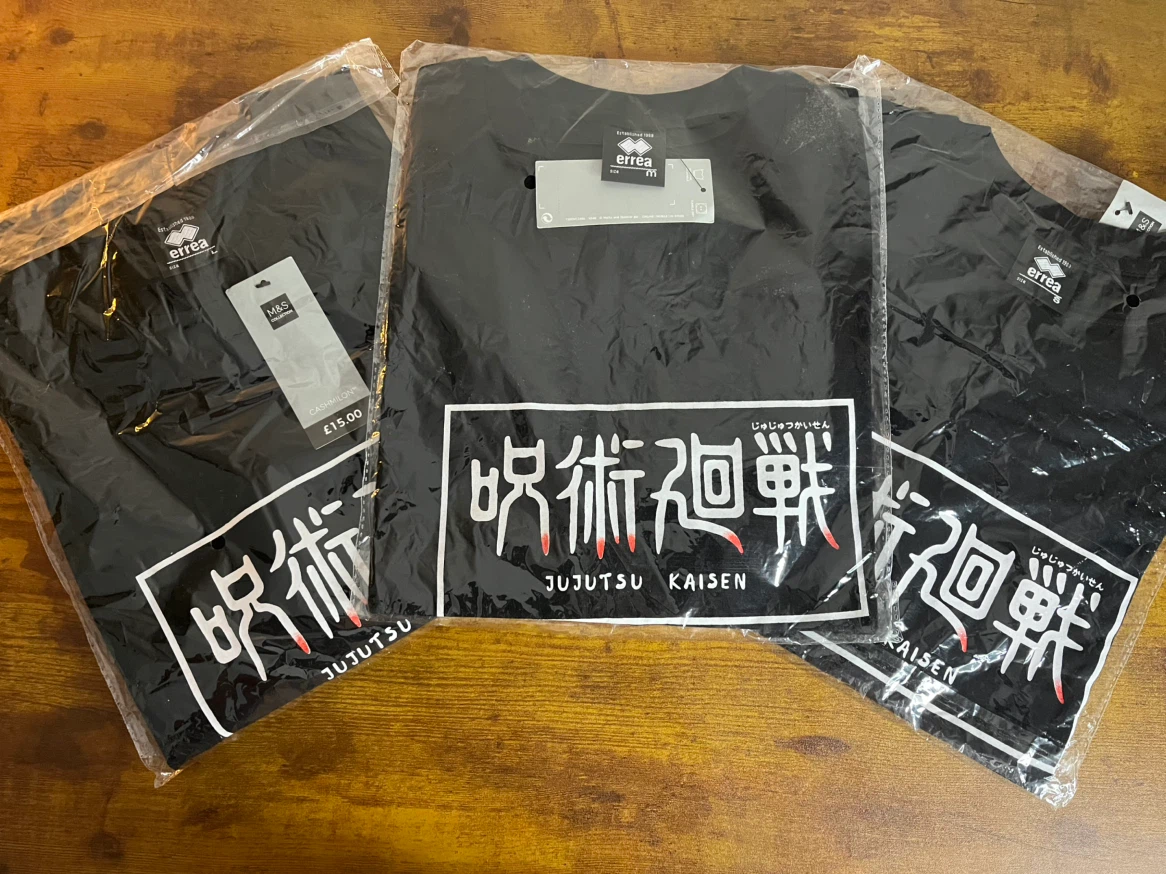 Jujutsu Kaisen Graphic T-Shirt - Black