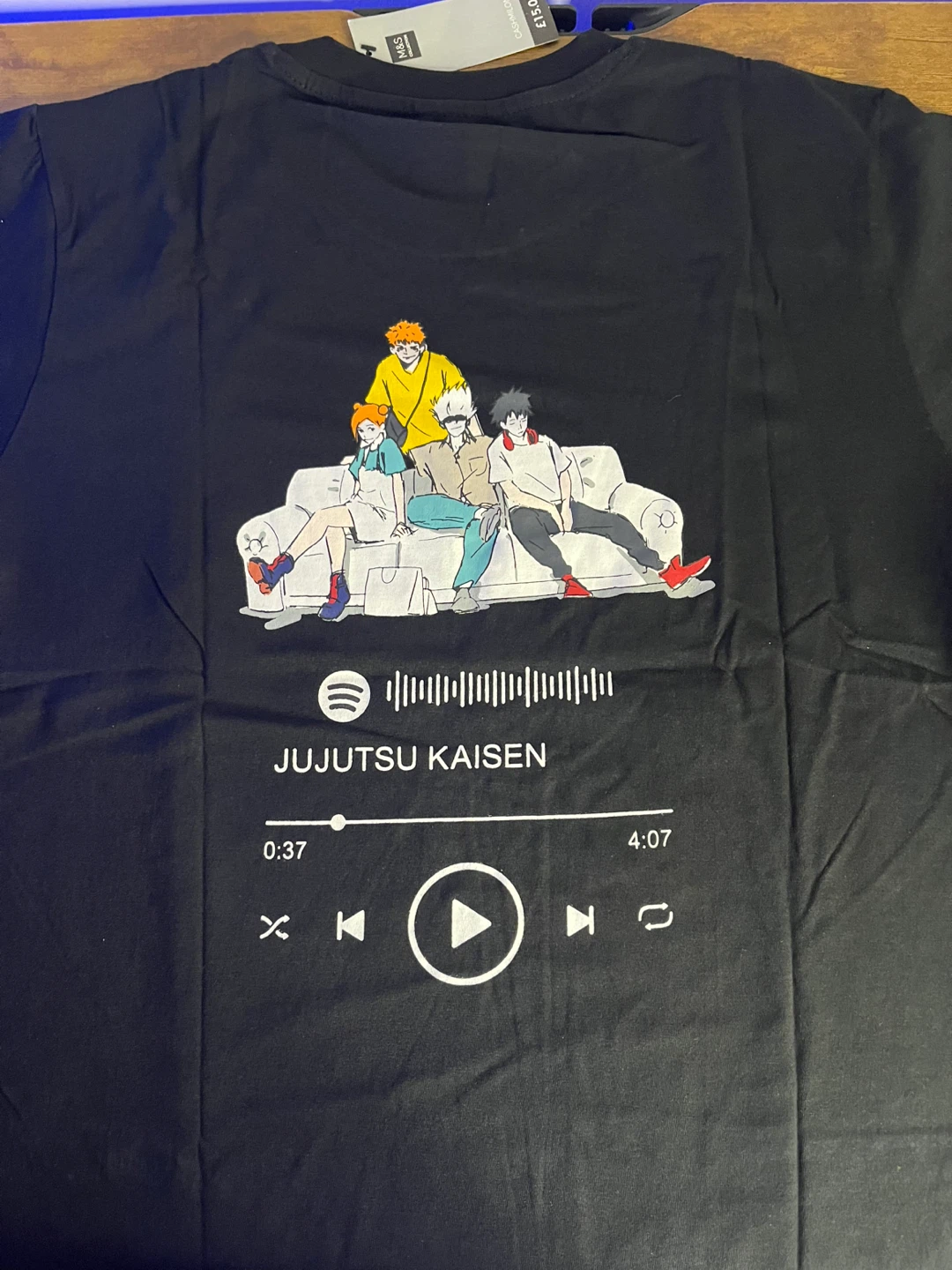Jujutsu Kaisen Graphic T-Shirt - Black - photo 5