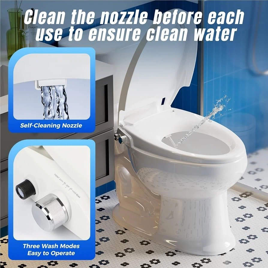 🔥 Brand NEW – Bidet Toilet Seat | Non-Electric | Dual Nozzle - photo 4
