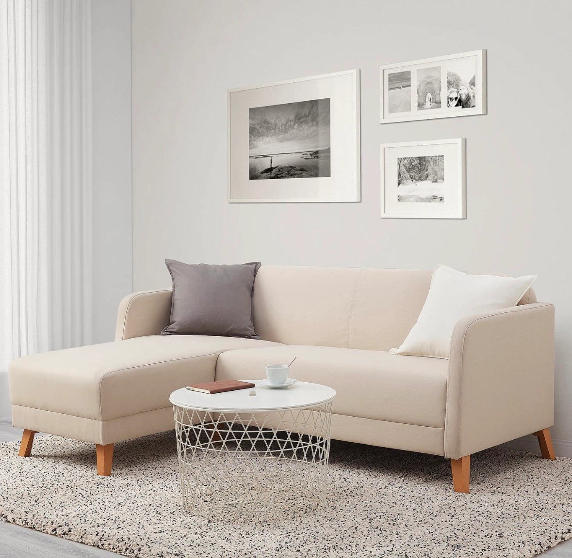 IKEA Sofa with Chaise - photo 2