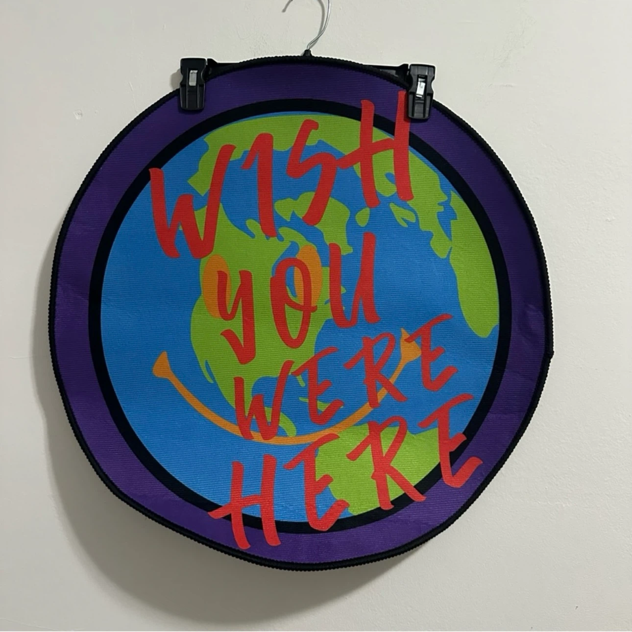Custom Rug 24”X24” “Wish You Were Here” Astroworld Earth