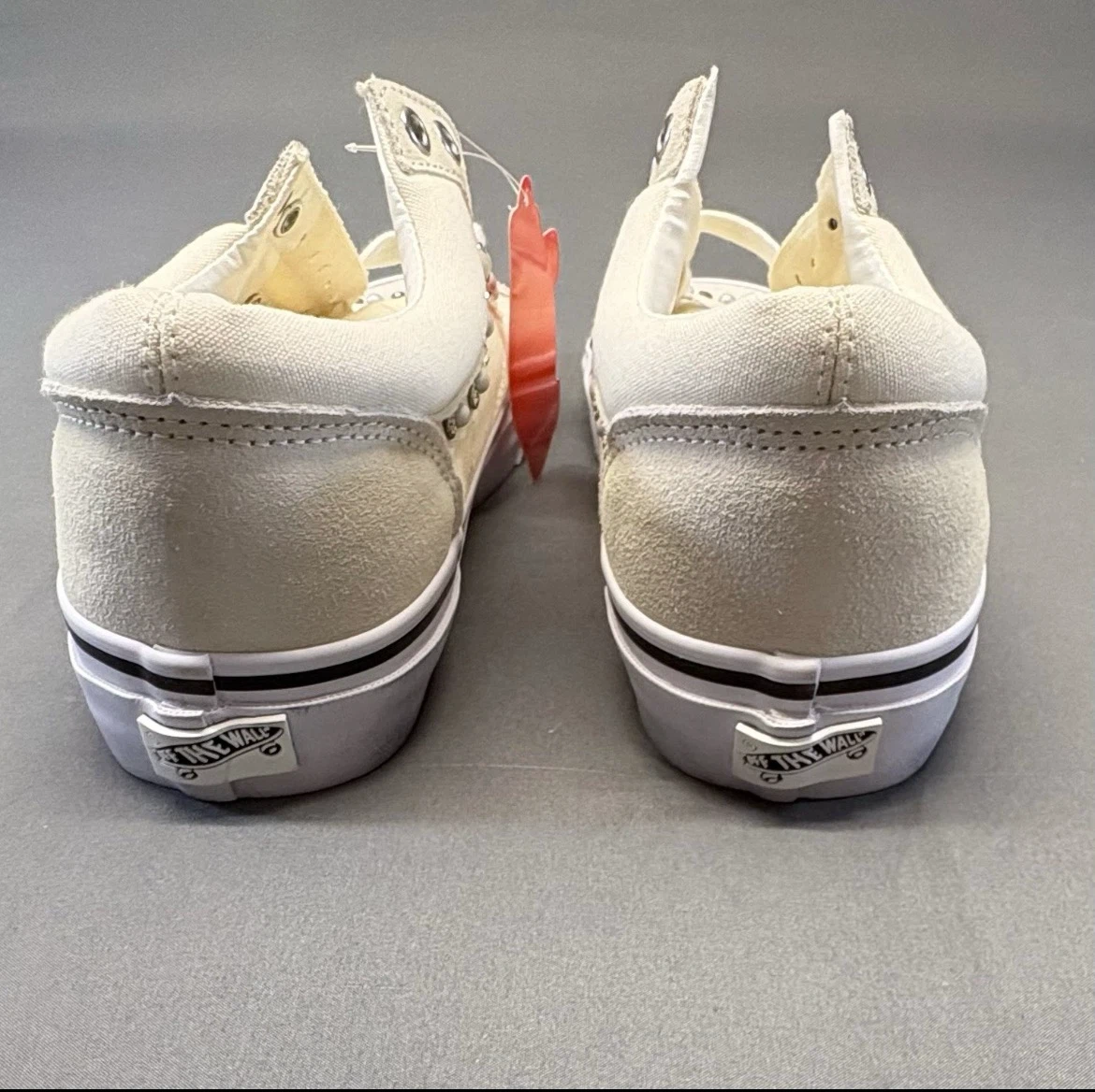 Vans Off The Wall Studded Cream Sneakers - photo 4