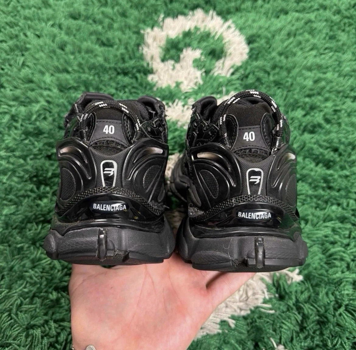 Balenciaga Runner Black Sneakers Size 40 - photo 4