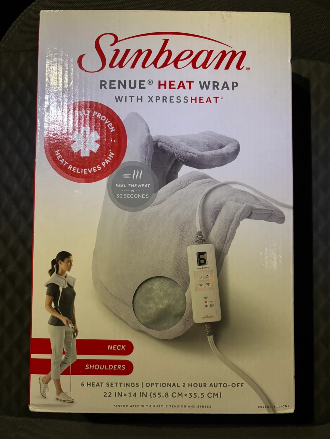 Sunbeam RENUE Heat Wrap with XpressHeat