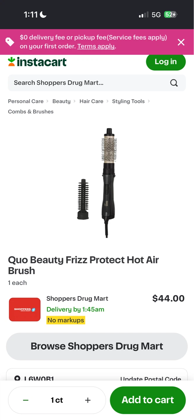 Quo Beauty Hot Air Brush Ceramic 1 1/2" - photo 2