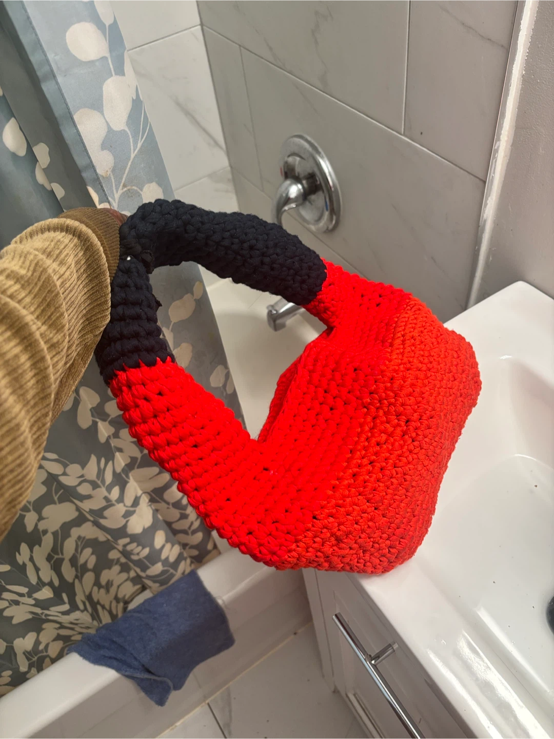 Handmade Crochet Kettlebell