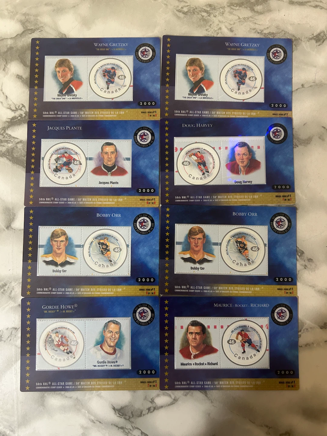50th NHL All-Star Game Commemorative Stamp Panels