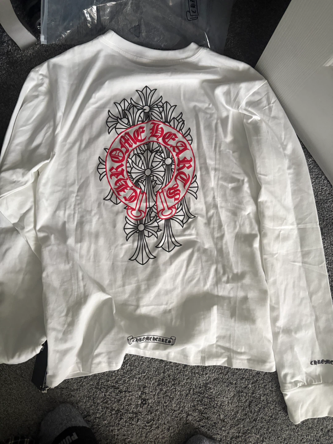 Chrome Hearts White Long Sleeve T-Shirt - photo 2