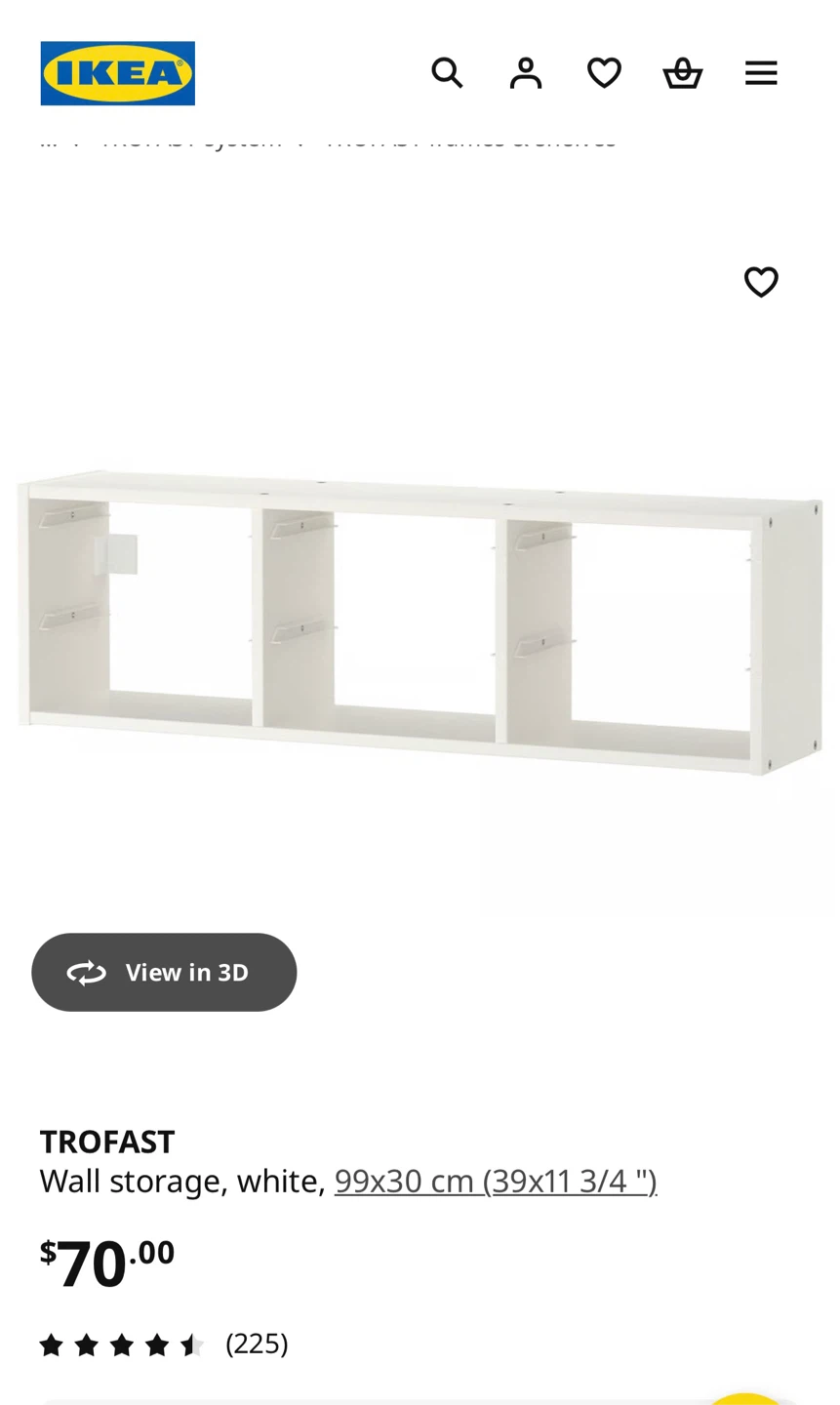 Delivery Available For IKEA TROFAST Wall Storage - photo 4