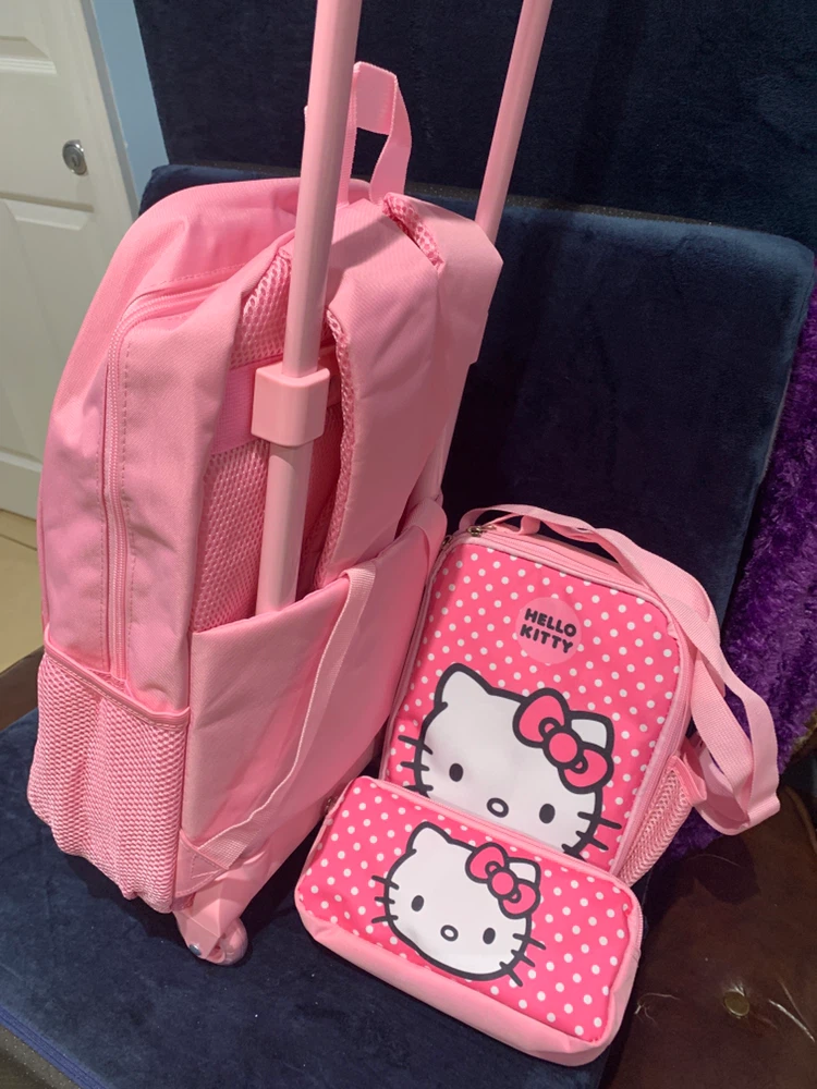 Hello Kitty Pink Polka Dot Backpack Set - photo 2