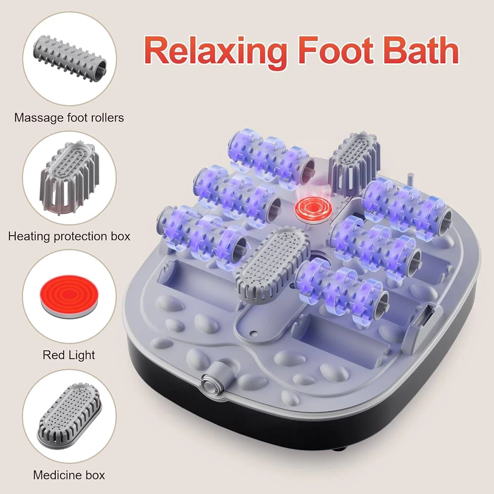 🔥Heated Foot Spa Bath with massage, 🫧 & Temperature Control - photo 4
