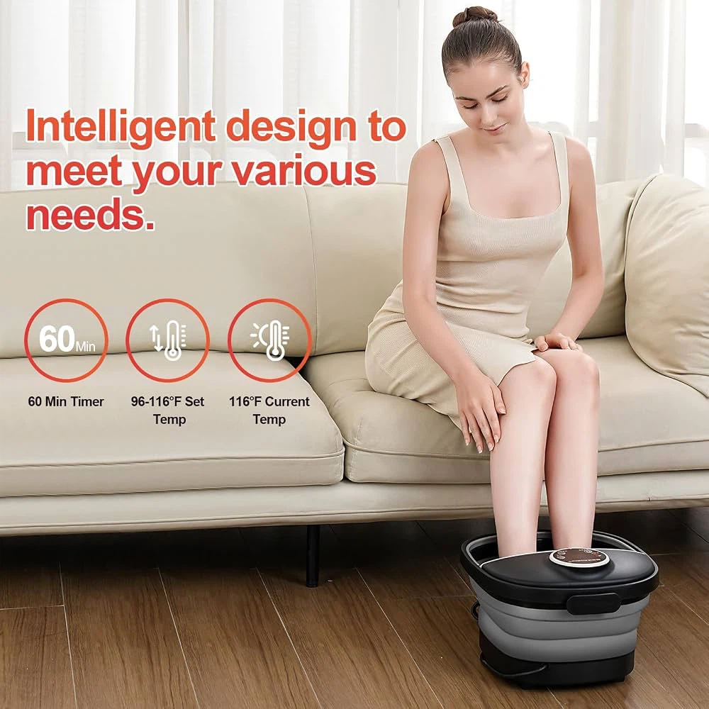 🔥Heated Foot Spa Bath with massage, 🫧 & Temperature Control - photo 5