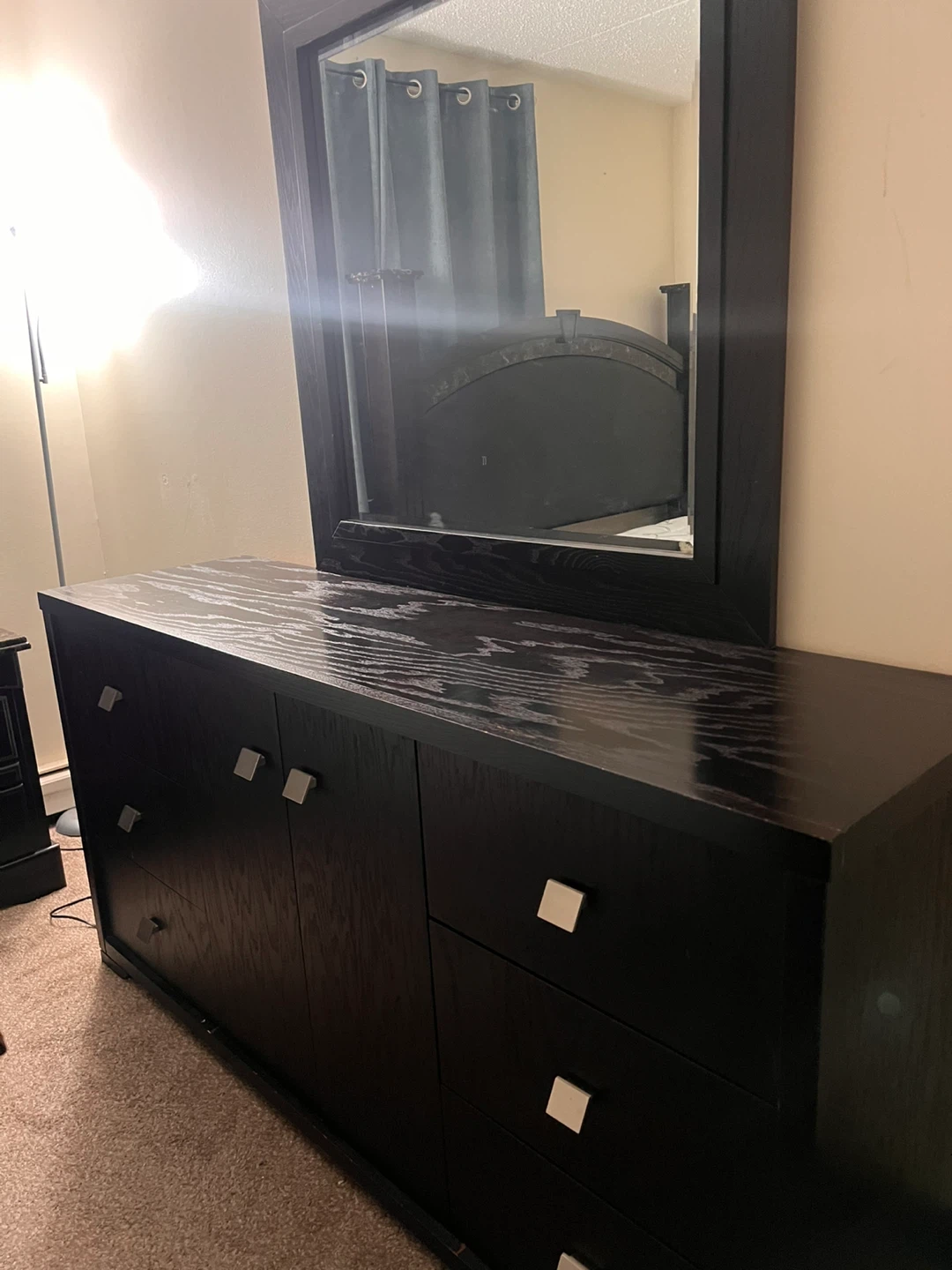 Black king Size Bedroom set - photo 5