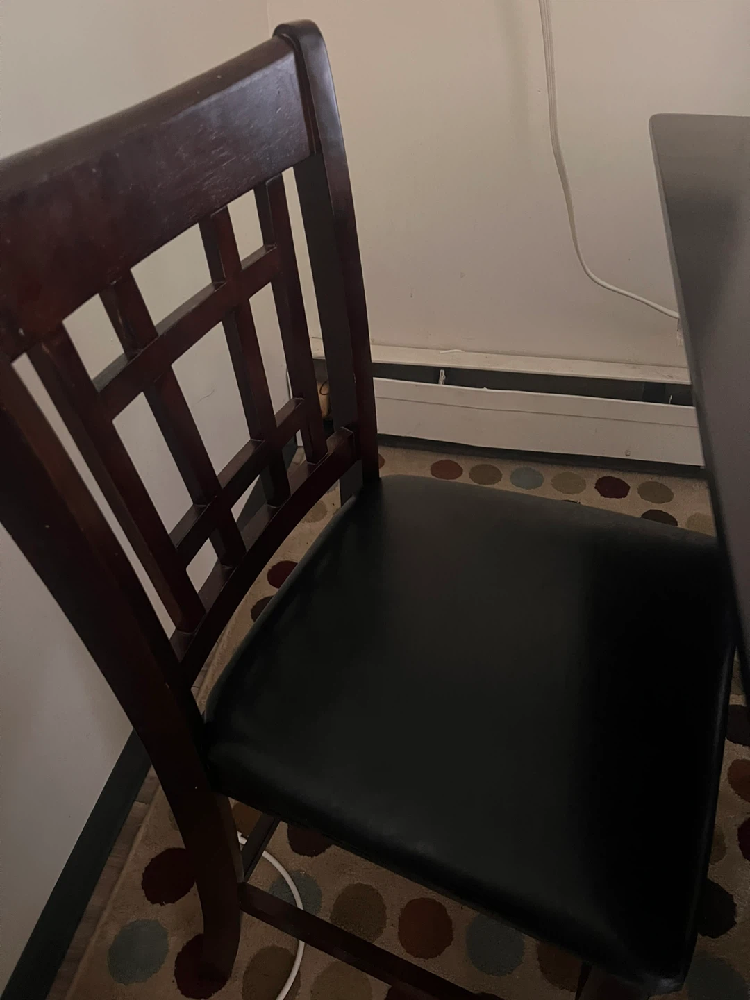 Dark Wood Counter Height dinning  Table and Chairs Set - photo 4