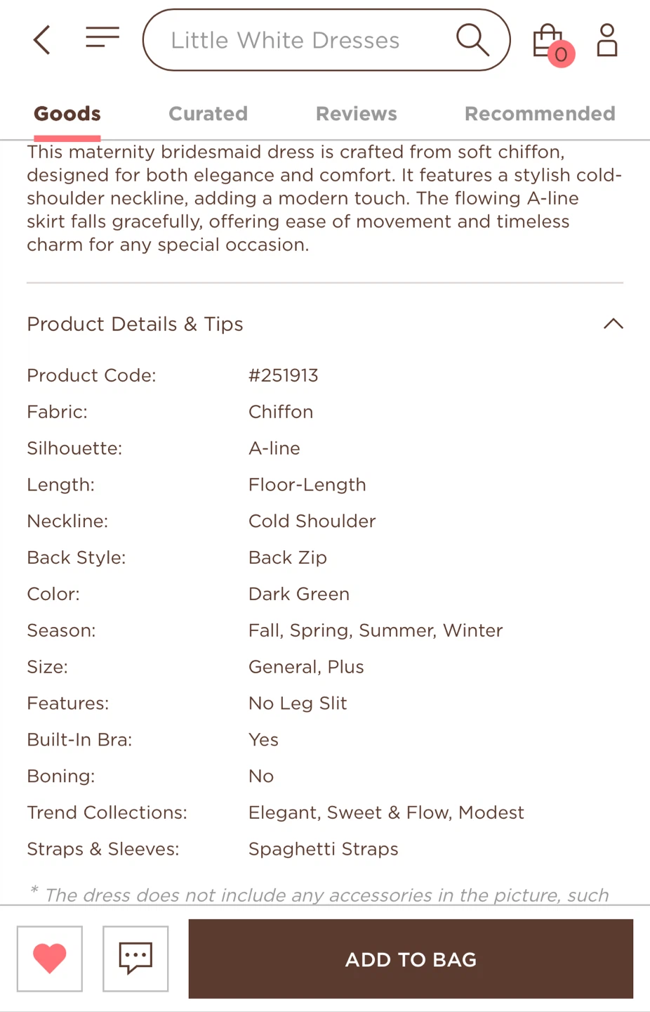Gold A-line chiffon Maternity Dress ress - photo 5