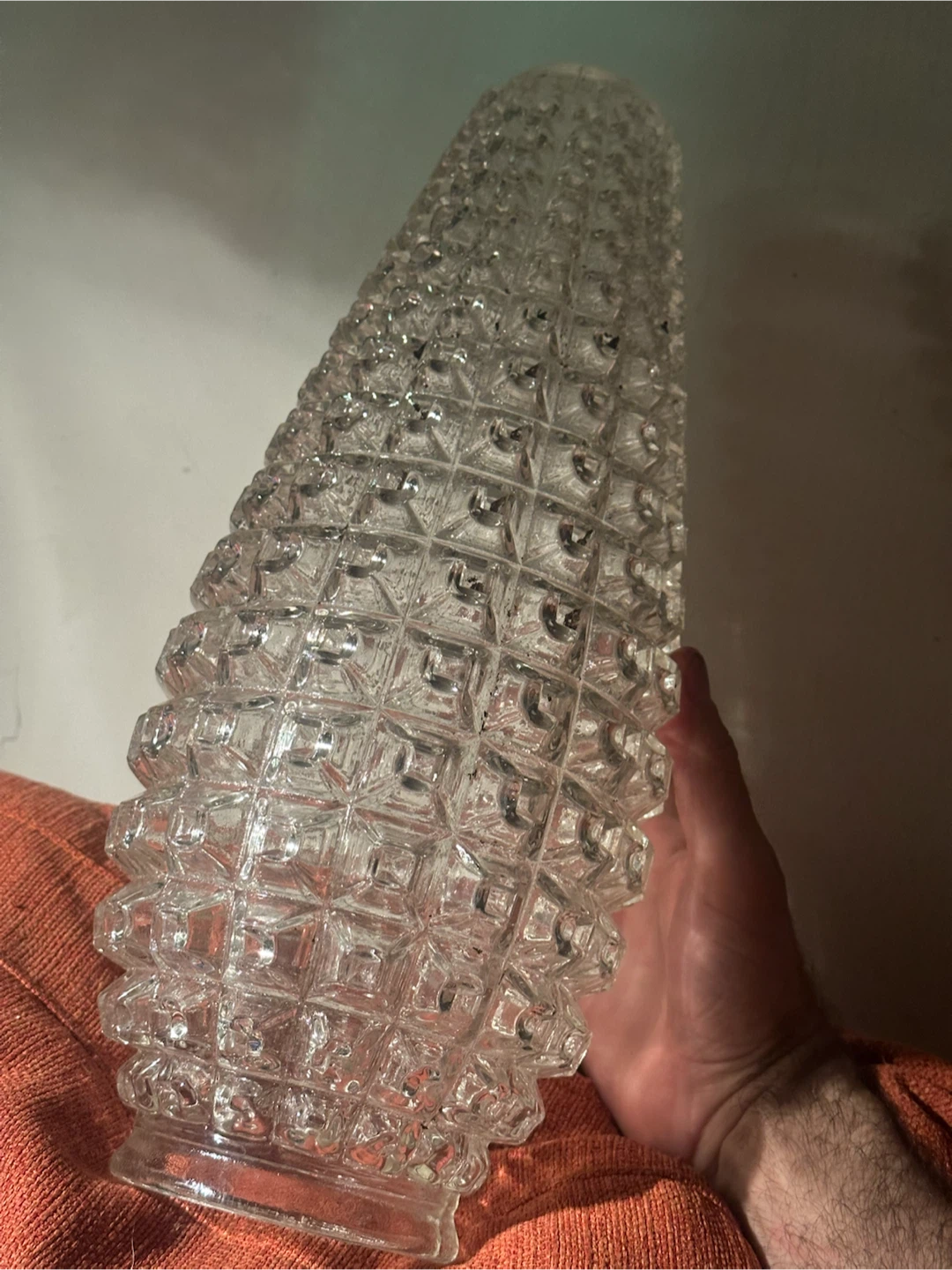 Vintage clear swag light shade replacement