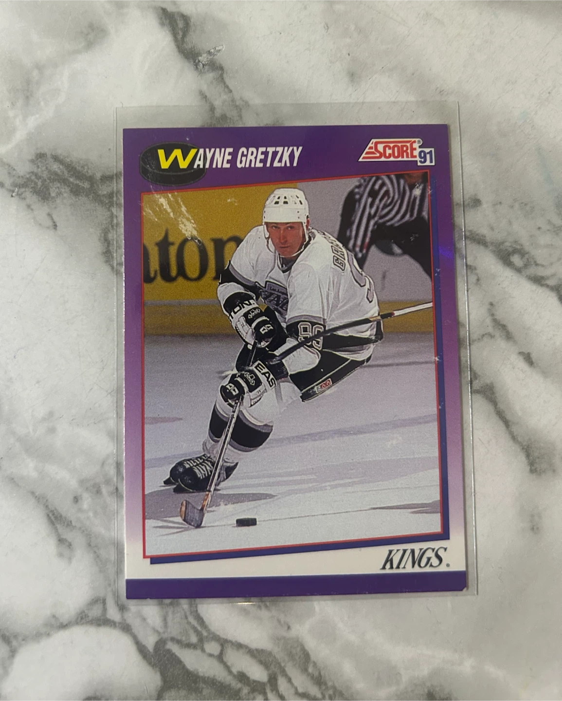 Score 91 Wayne Gretzky Hockey Card