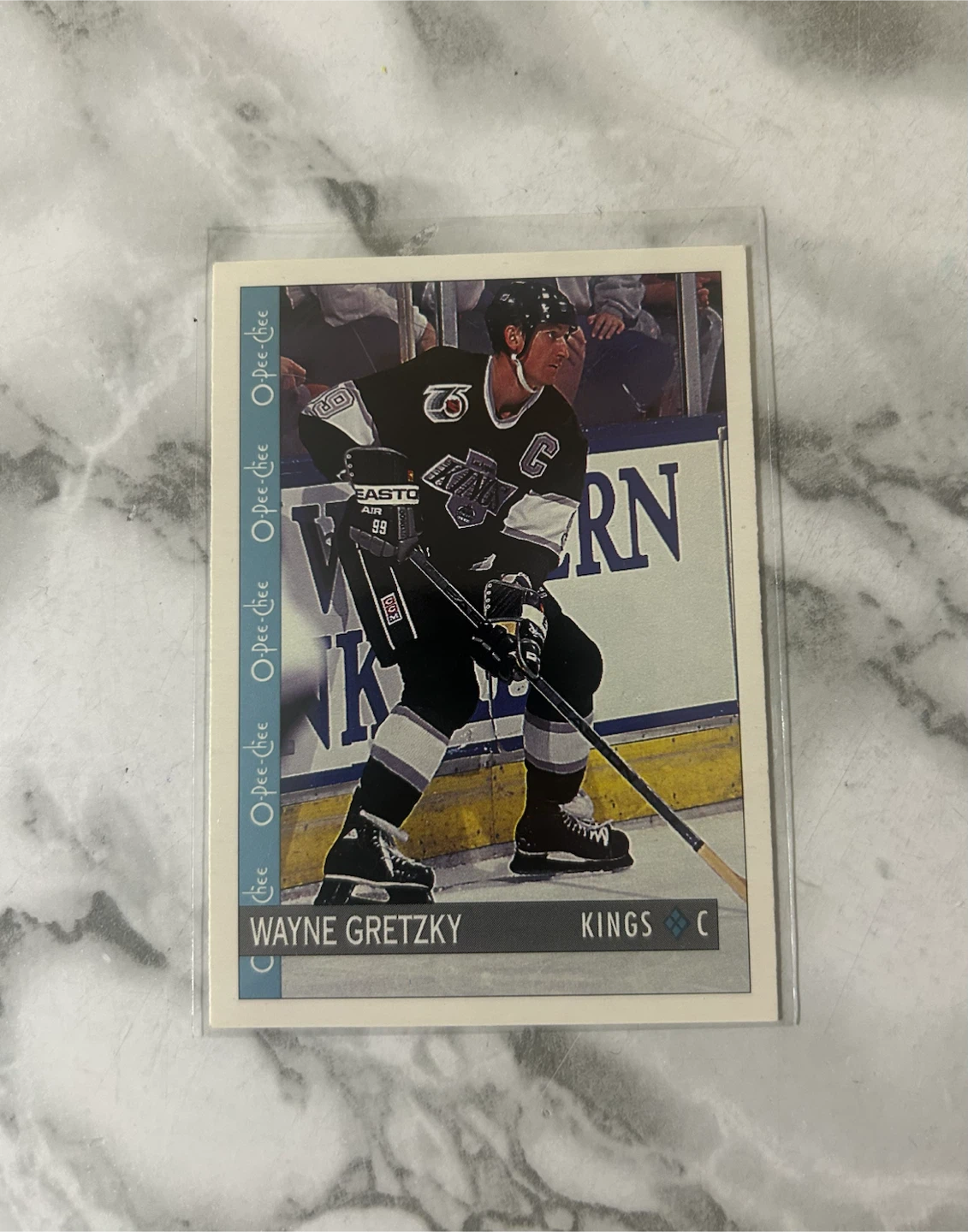 Wayne Gretzky 1992 O-Pee-Chee Hockey Card
