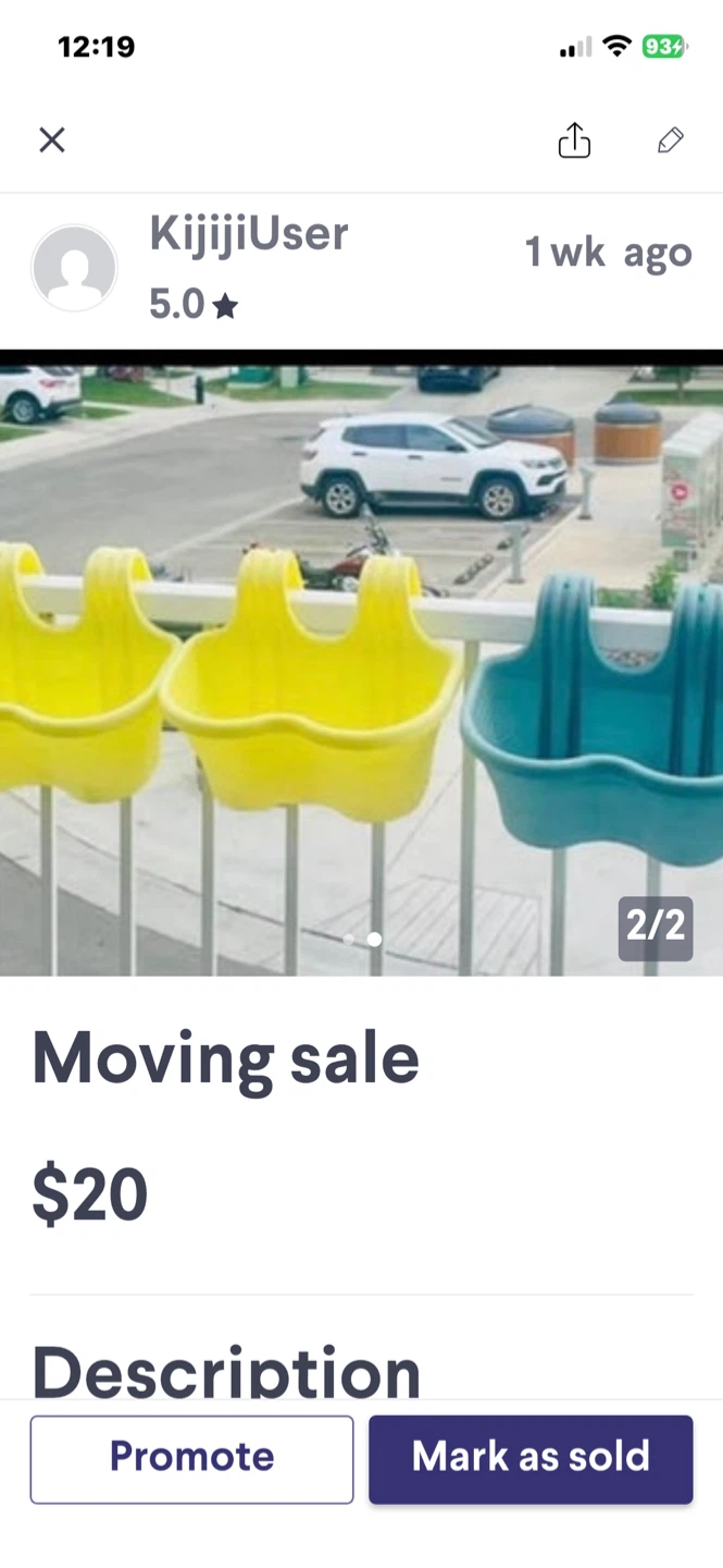 Hanging Planters and Pots - Moving Sale
