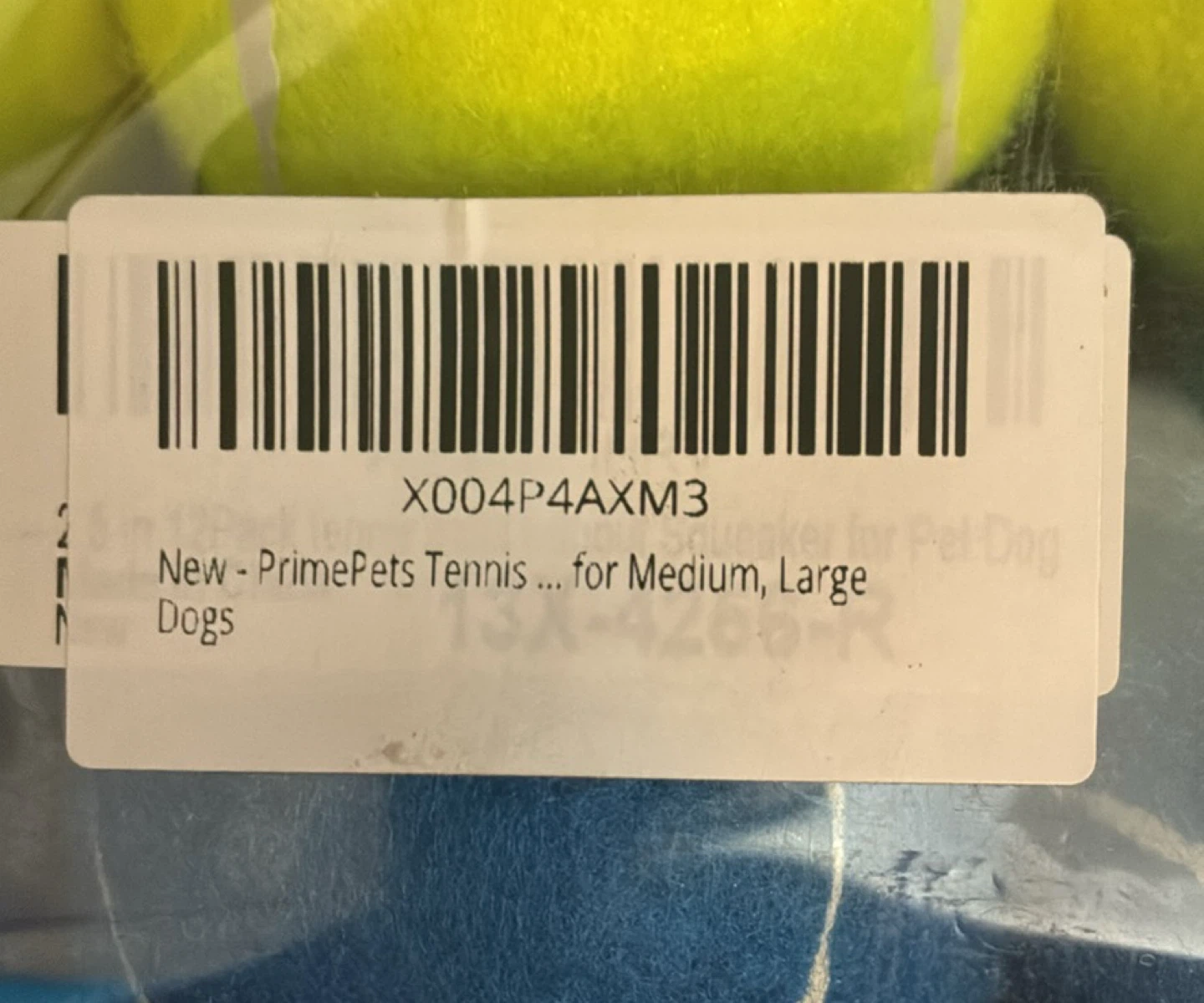 New PrimePets Tennis Balls for Medium, Large Dogs - photo 2