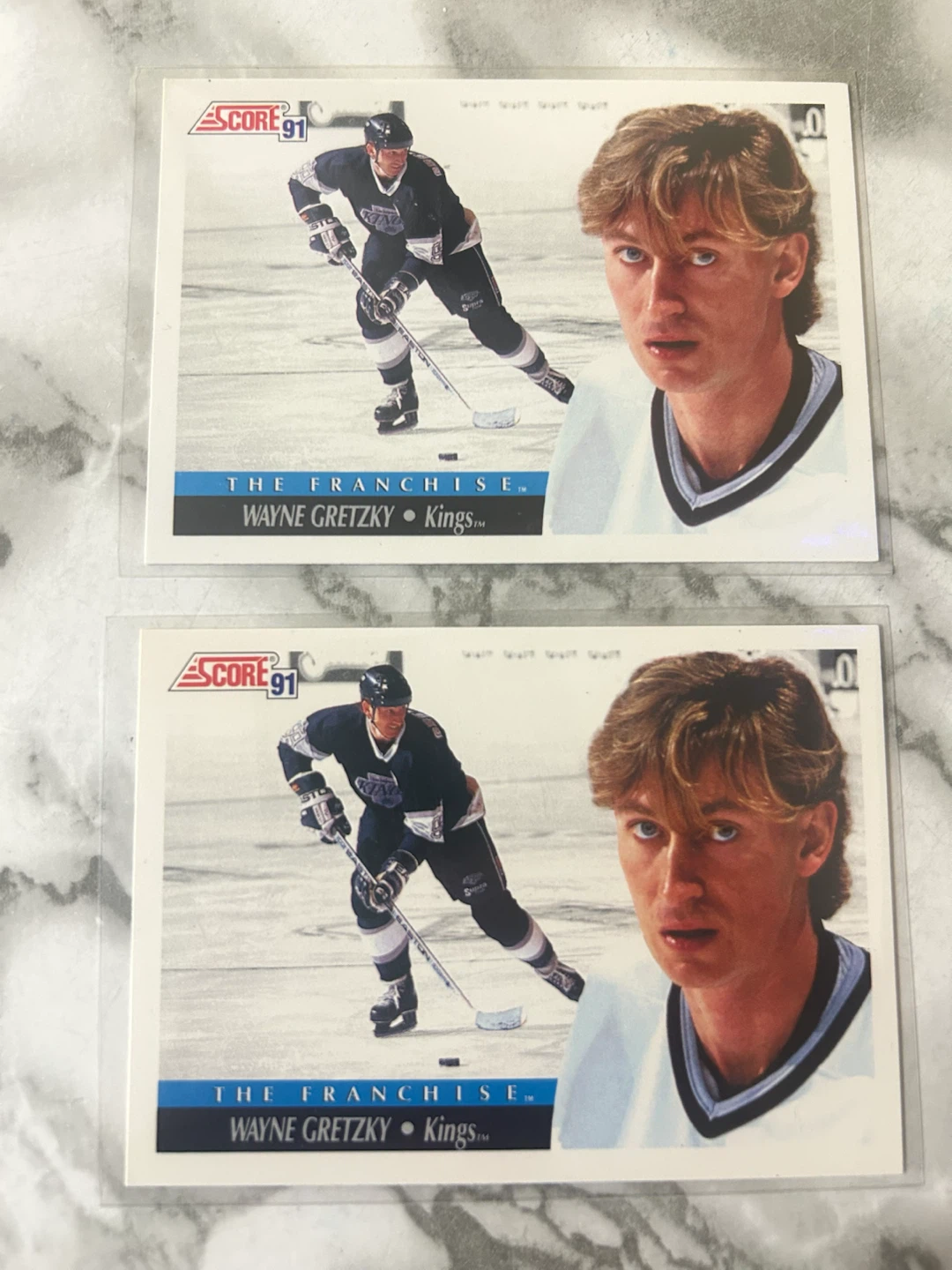 Score 91 The Franchise Wayne Gretzky Hockey Card